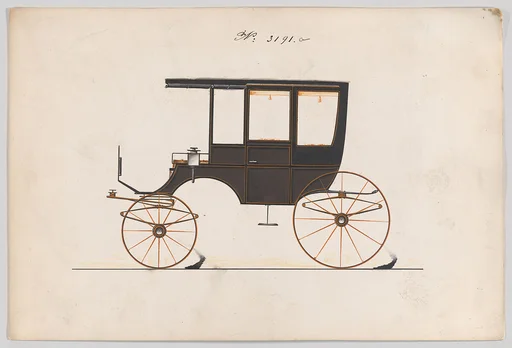 Design for 6 seat Rockaway, no. 3191a