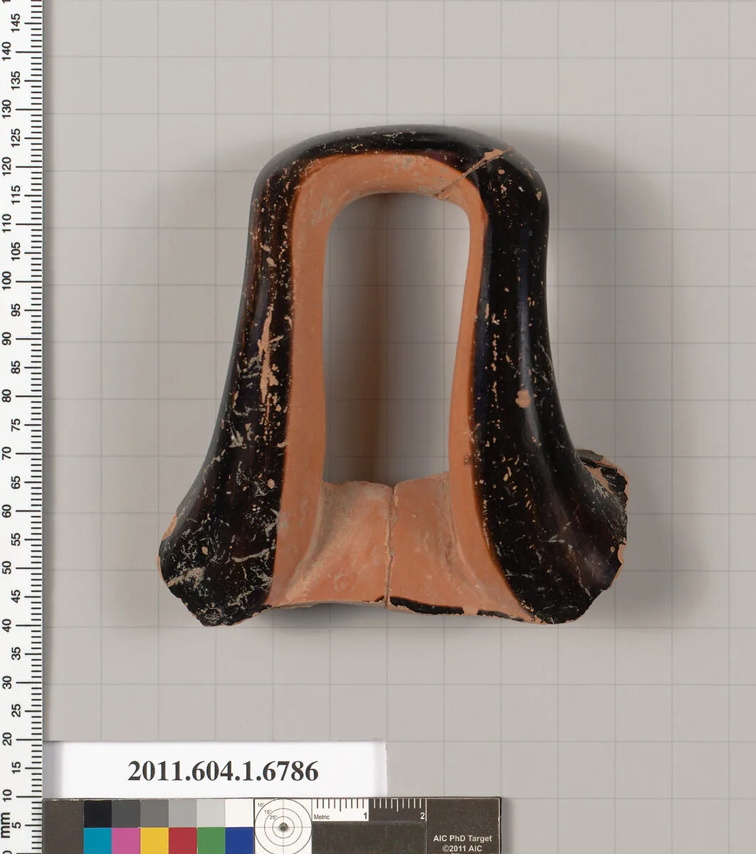 Terracotta fragment of a kylix (drinking cup) — Unknown