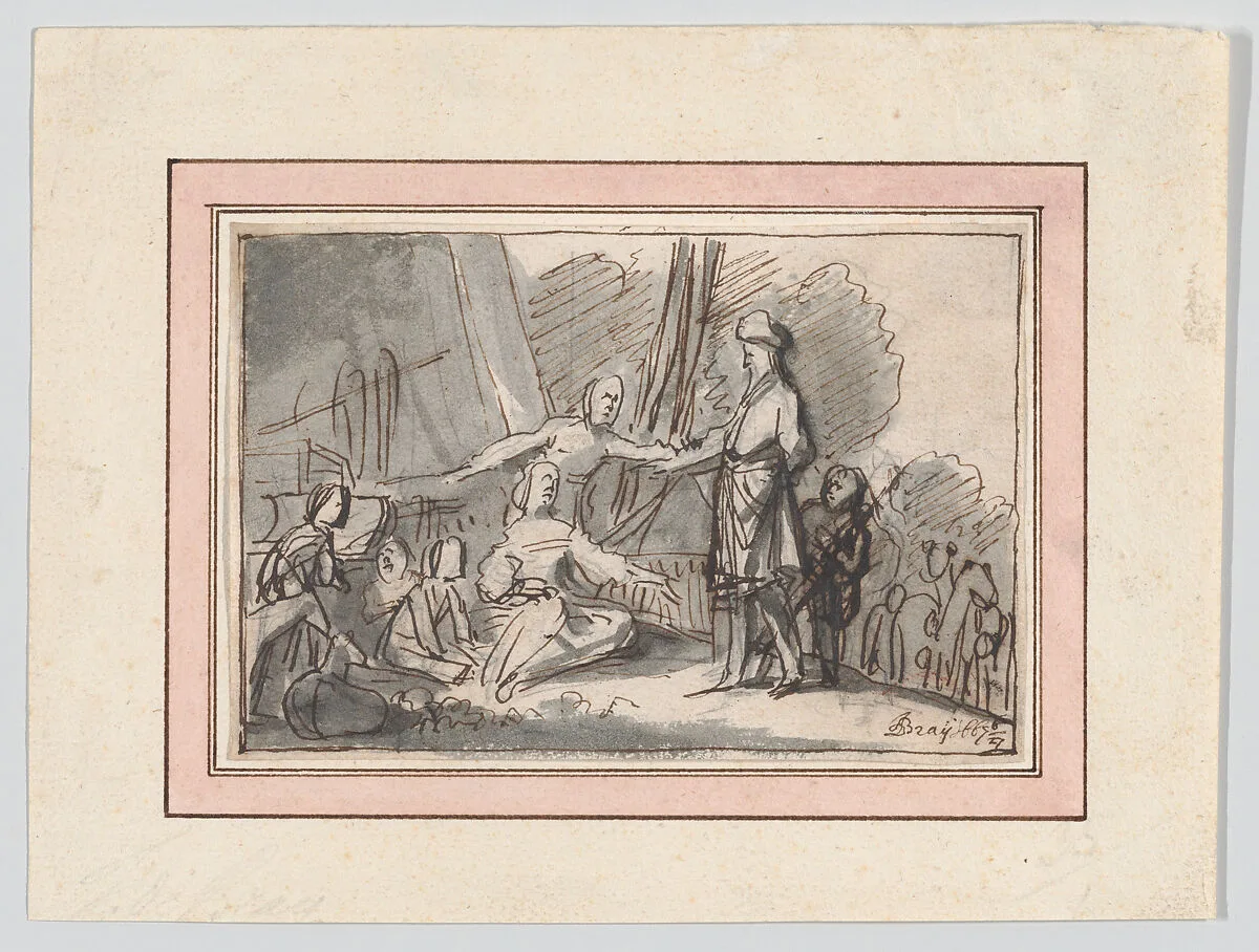 Laban Searching for his Idols — Jan de Bray