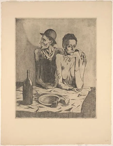 The Frugal Repast — Pablo Picasso|Louis Fort|Ambroise Vollard