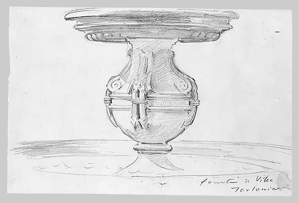 Fontana in Villa Torlonia, Frascati — John Singer Sargent