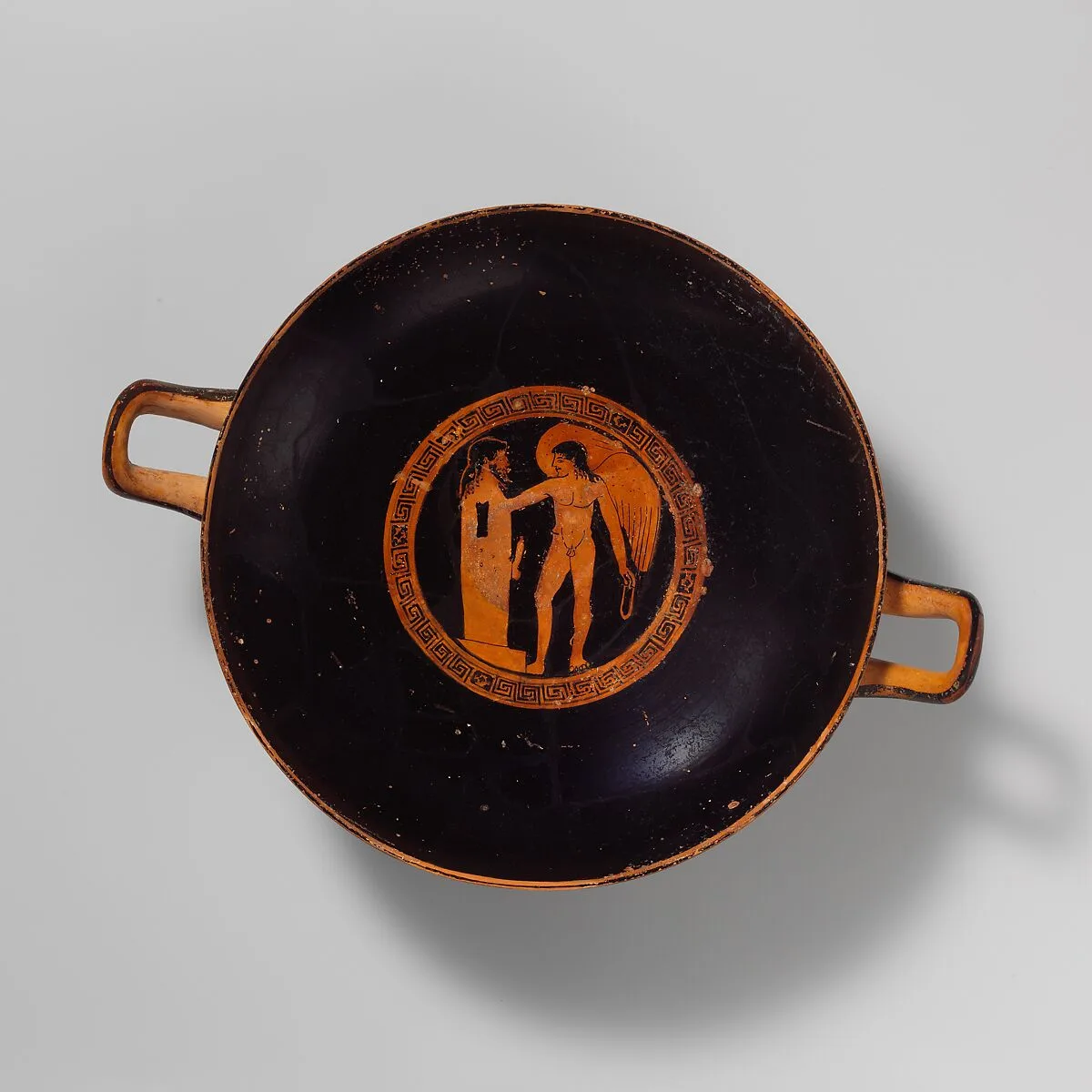 Terracotta kylix (drinking cup) — Painter of Würzburg 487