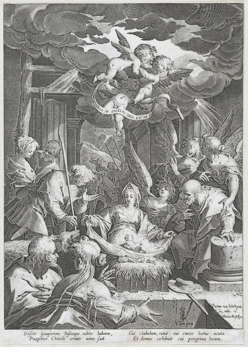 Nativity — Aegidius Sadeler II|Hans von Aachen|Paulus Fürst