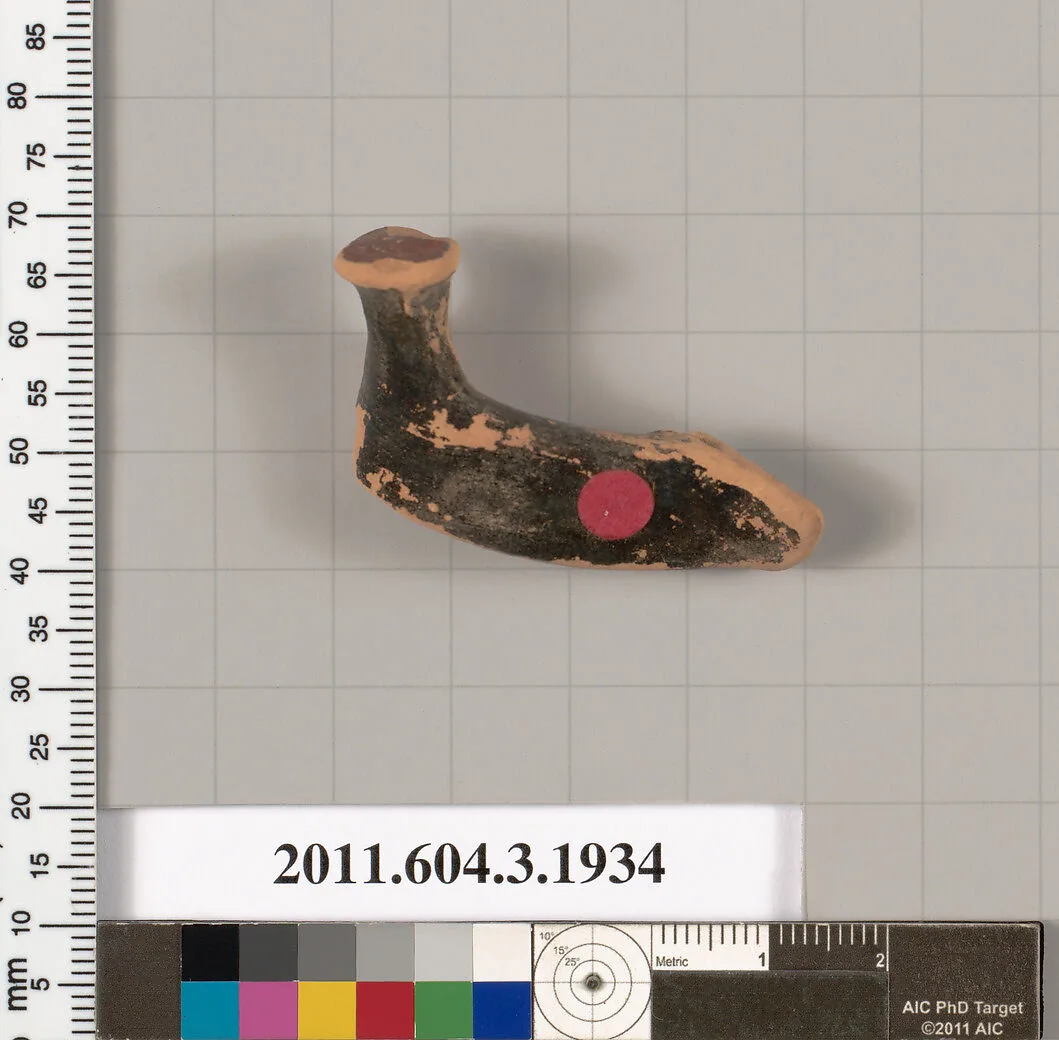 Terracotta fragment of a kylix (drinking cup) — Unknown