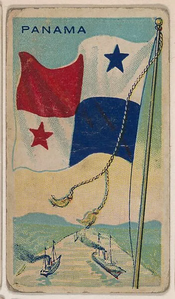 Panama, bakery card from the Flags series (D34), issued by the Ward-Mackey Company — Ward-Mackey Company