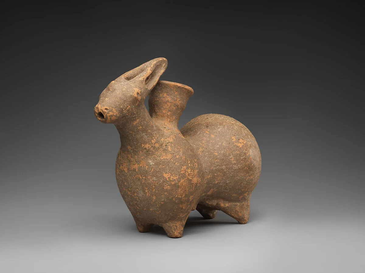 Rhyton in the shape of a rabbit — Unknown