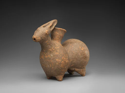 Rhyton in the shape of a rabbit