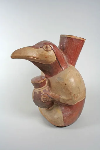 Bird Headed Figure Vessel