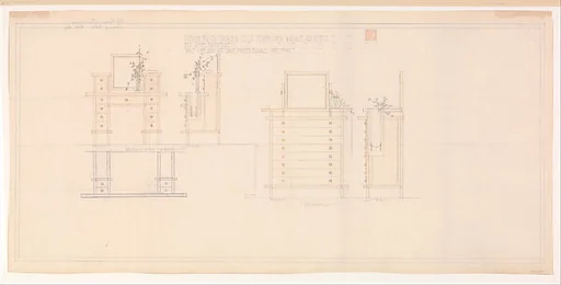 Francis W. Little House: Bedroom Furniture- Dressing Table and Highboy