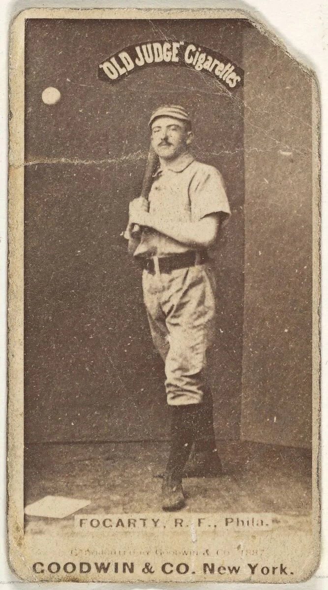 James G. Fogarty, Right Field, Philadelphia, from the Old Judge series (N172) for Old Judge Cigarettes — Goodwin & Company