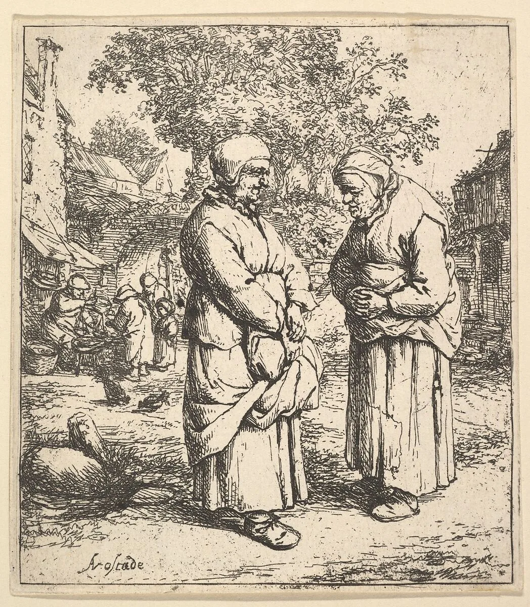 Two Gossips — Adriaen van Ostade