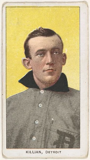 Killian, Detroit, American League, from the White Border series (T206) for the American Tobacco Company