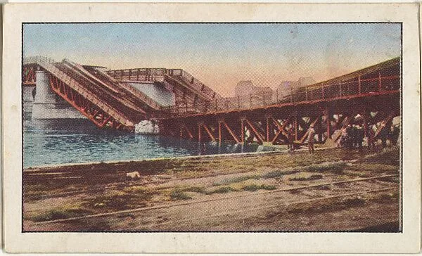 Card No. 139, The Germans at Namur, from the World War I Scenes series (T121) issued by Sweet Caporal Cigarettes — American Tobacco Company|Underwood & Underwood