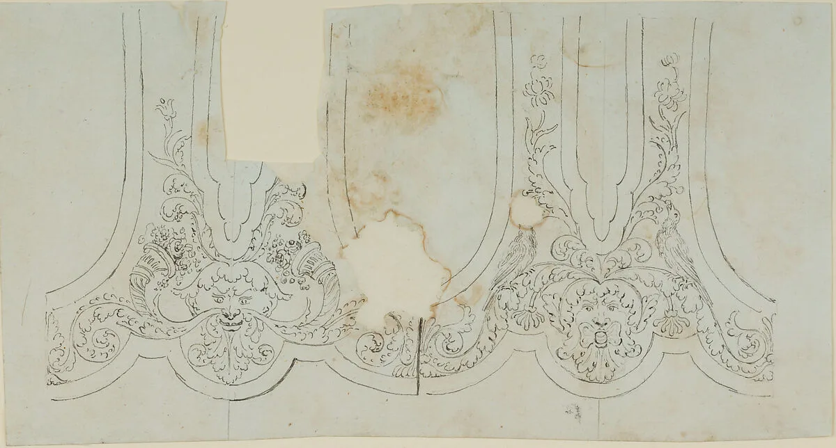 Two Designs for the Decoration of Barrel Tang Surrounds of a Firearm — Nicolas Noël Boutet