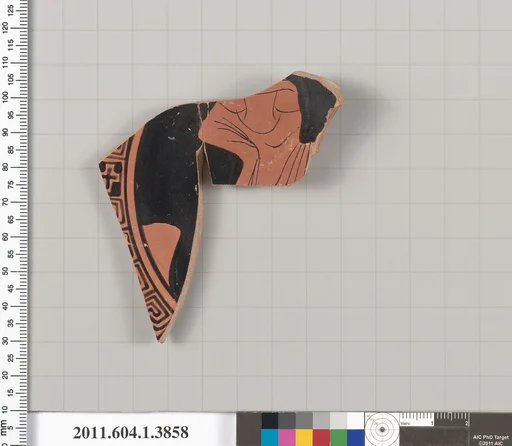 Terracotta fragment of a kylix (drinking cup)