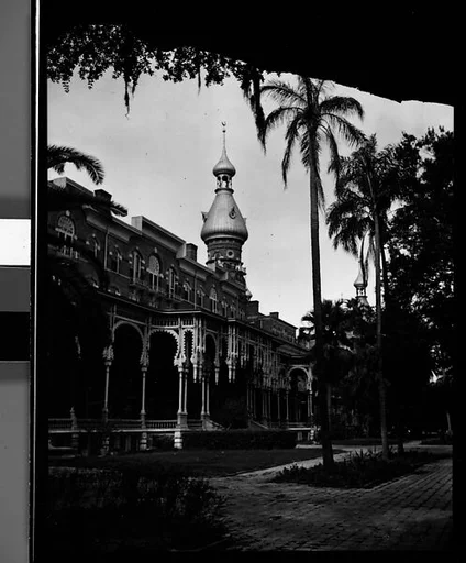 [Oblique View of University Building, Tampa, Florida]