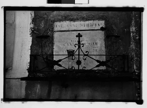 [Wall Tomb Plaque, New Orleans, Louisiana]