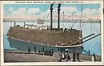 Mississippi River Steamboat, Loaded with Cotton, New Orleans, La.