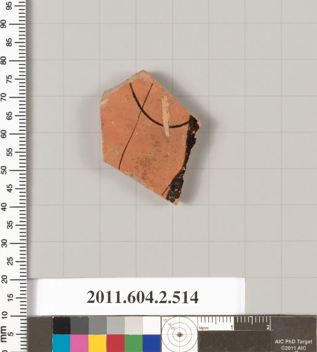 Terracotta fragment of a column-krater (bowl for mixing wine and water) — Unknown
