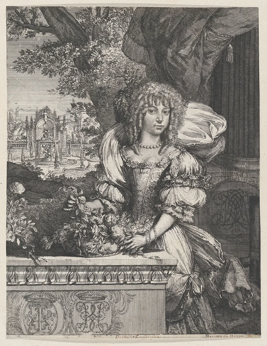 Portrait of Mary Stuart — Romeyn de Hooghe|Mary II, Queen of England, Ireland, Scotland and Wales