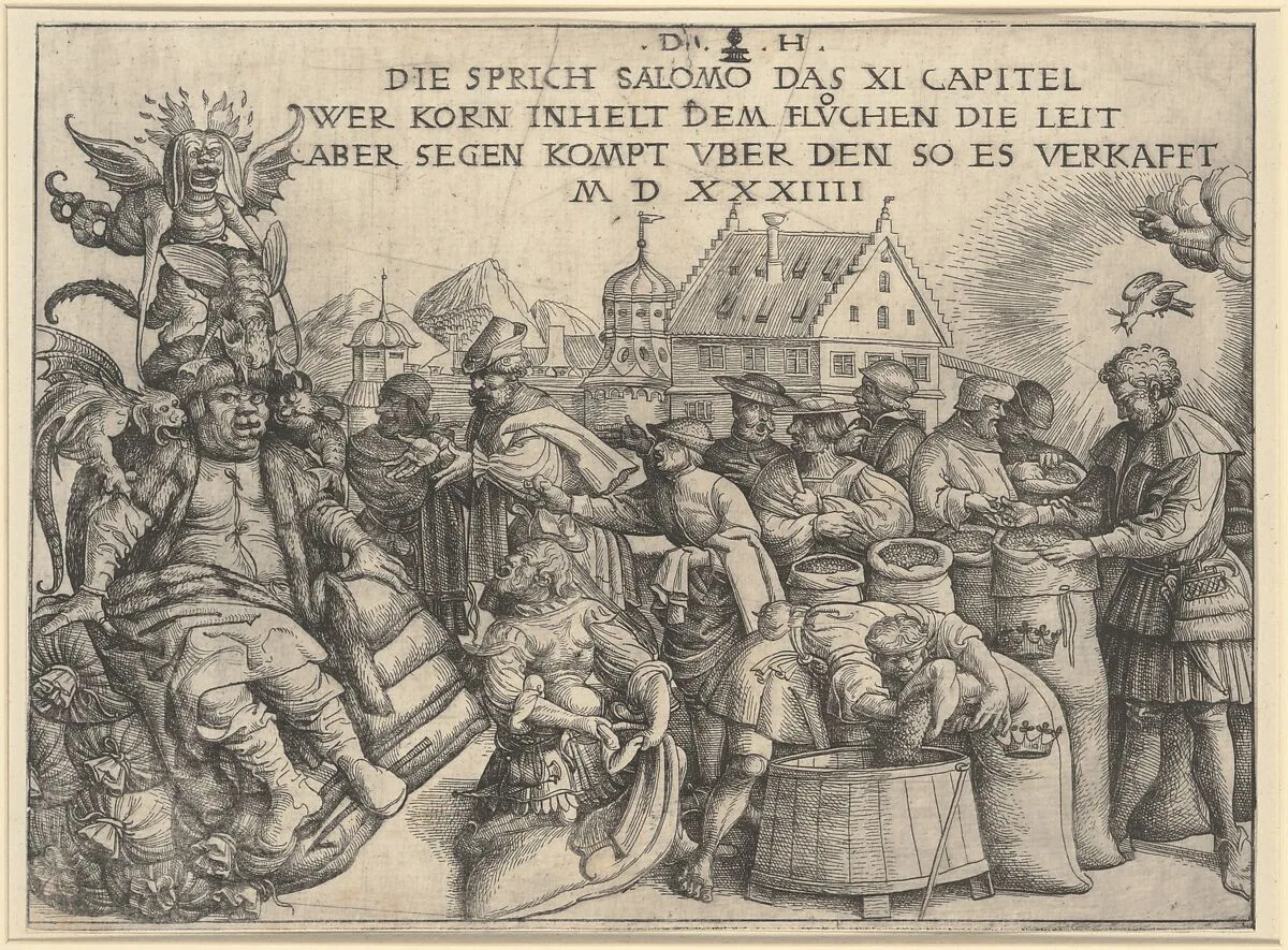 Illustration to Proverbs 11: 26 — Daniel Hopfer