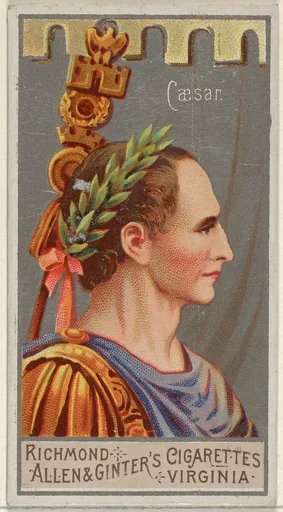 Gaius Julius Cæsar, from the Great Generals series (N15) for Allen & Ginter Cigarettes Brands