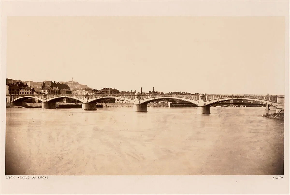 Lyon, Viaduc du Rhône — Edouard Baldus