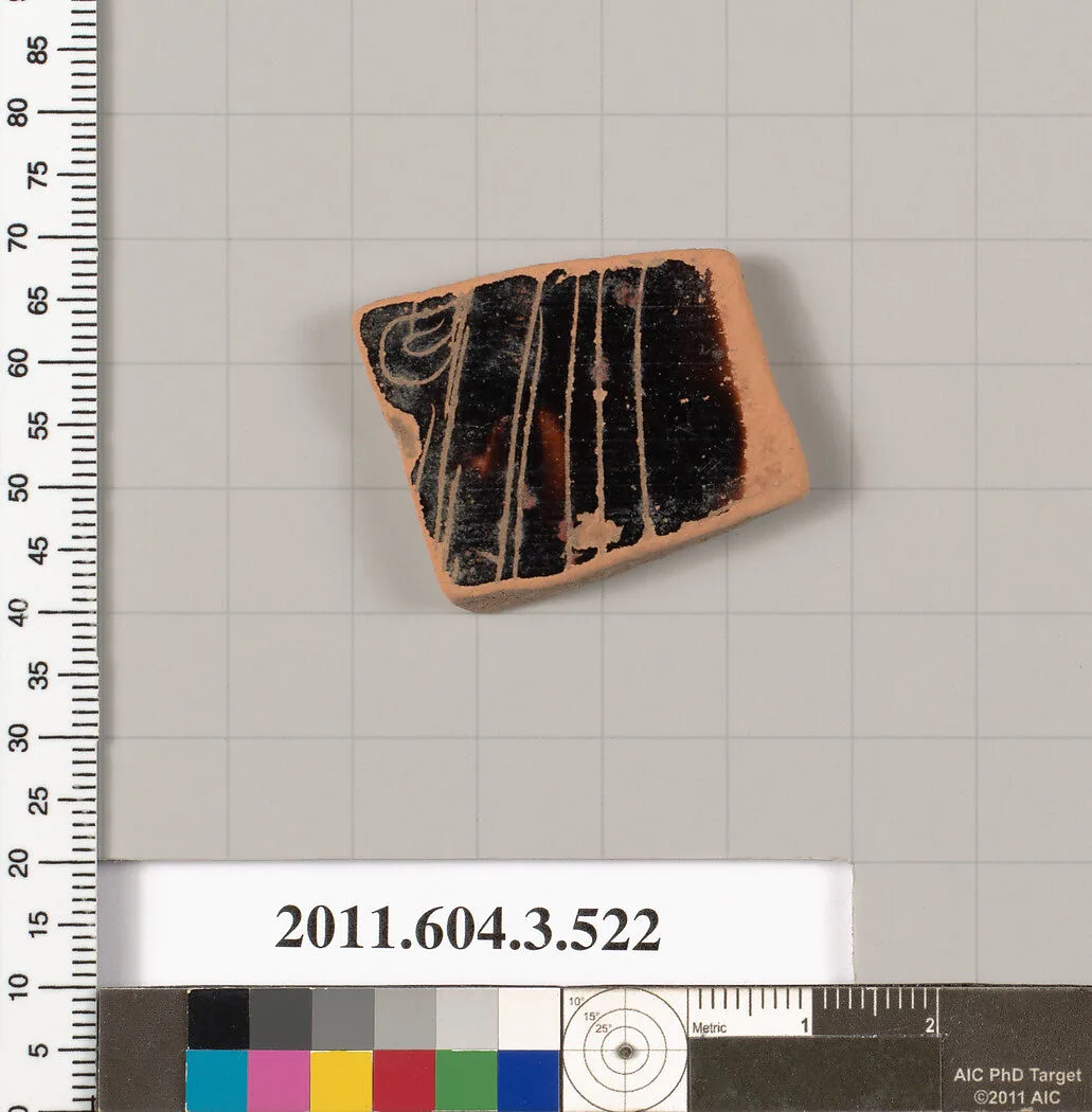 Terracotta fragment of a column-krater (bowl for mixing wine and water) — Unknown