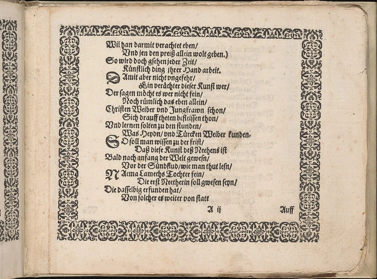 Schön Neues Modelbuch (Page 3 recto) — Johann Sibmacher|Balthasar Caymox