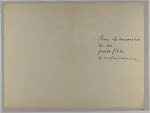 Documents concerning Parade: [Notes by Cocteau addressed to Satie, "Pour le numéro de l'acrobate"]