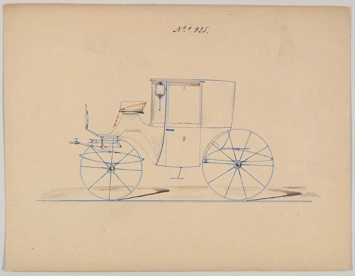 Design for Coupé, no. 925 — Brewster & Co.