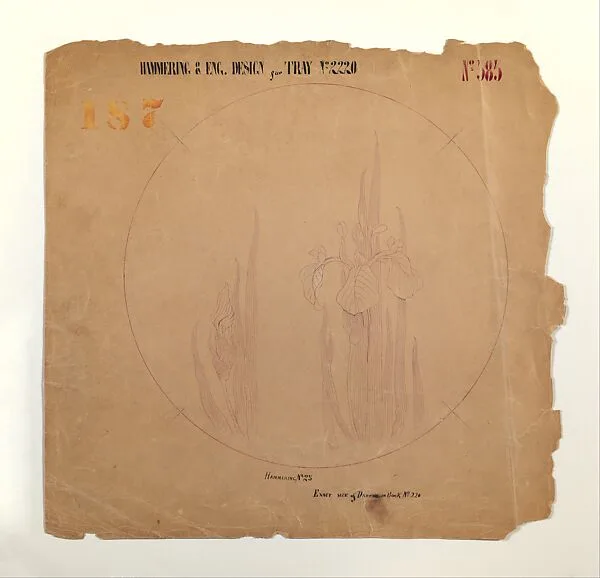 Hammering & Eng. Design for Tray No 2220 — Tiffany & Co.
