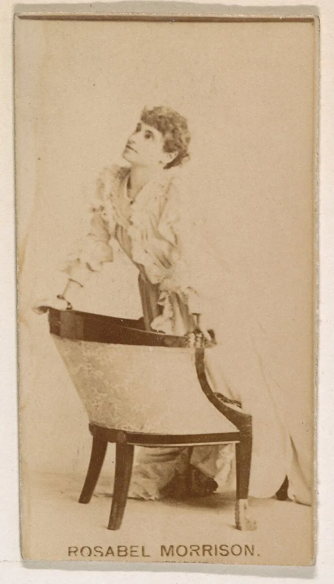 Rosabel Morrison, from the Actresses series (N245) issued by Kinney Brothers to promote Sweet Caporal Cigarettes — Kinney Brothers Tobacco Company