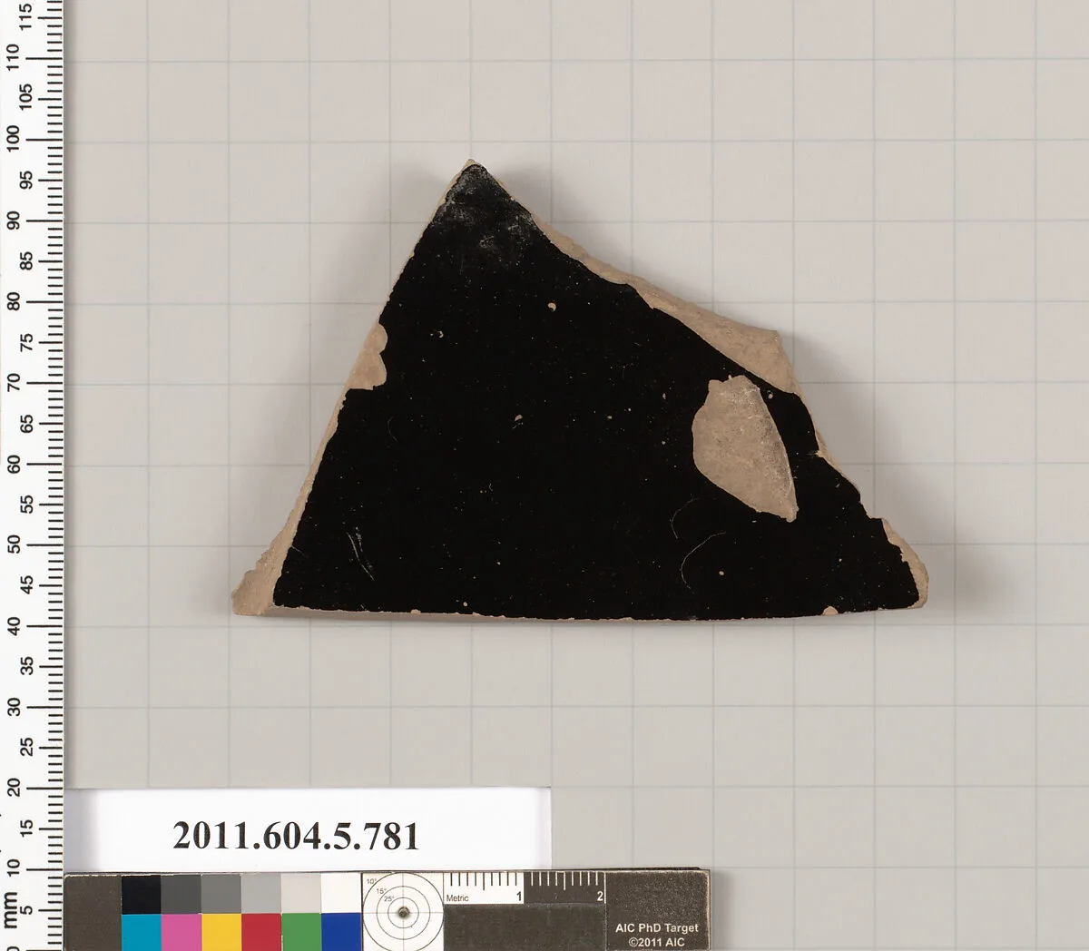 Terracotta fragment of a kylix (drinking cup) — Unknown