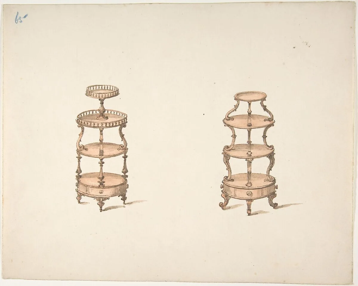 Two Whatnots — Anonymous, British, 19th century