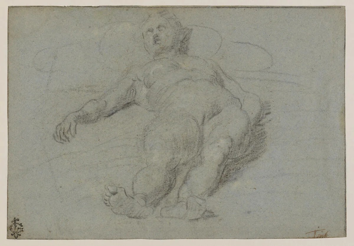 Reclining Female Nude — Domenico Tintoretto