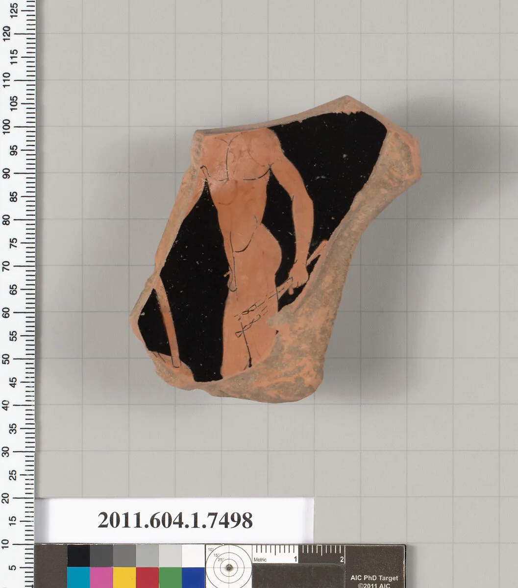 Terracotta fragment of a kylix (drinking cup) — Unknown