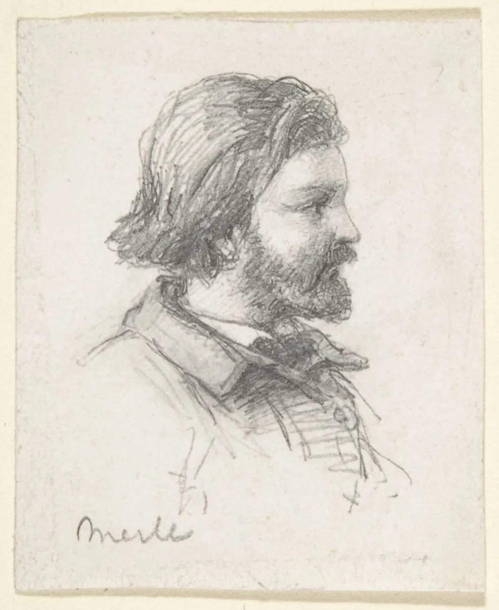 Portrait of Merle — Anonymous, French, 19th century