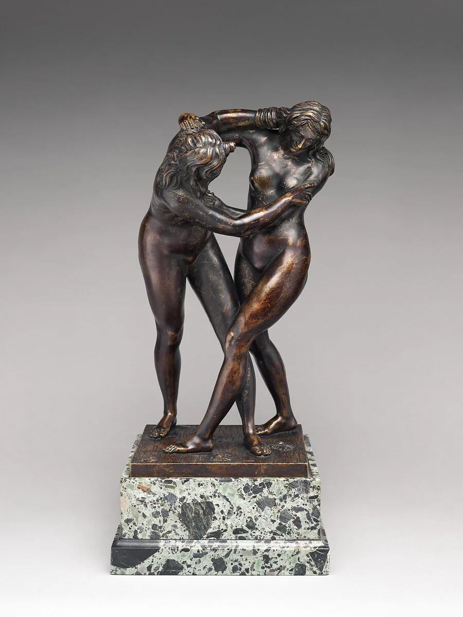 Two women wrestling — Ferdinando Tacca