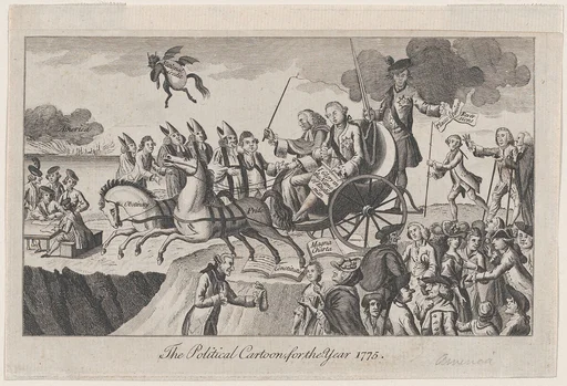 The Political Cartoon, for the Year 1775