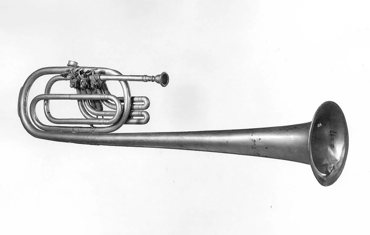 Tenor Over-the-Shoulder Horn in B-flat — Unknown