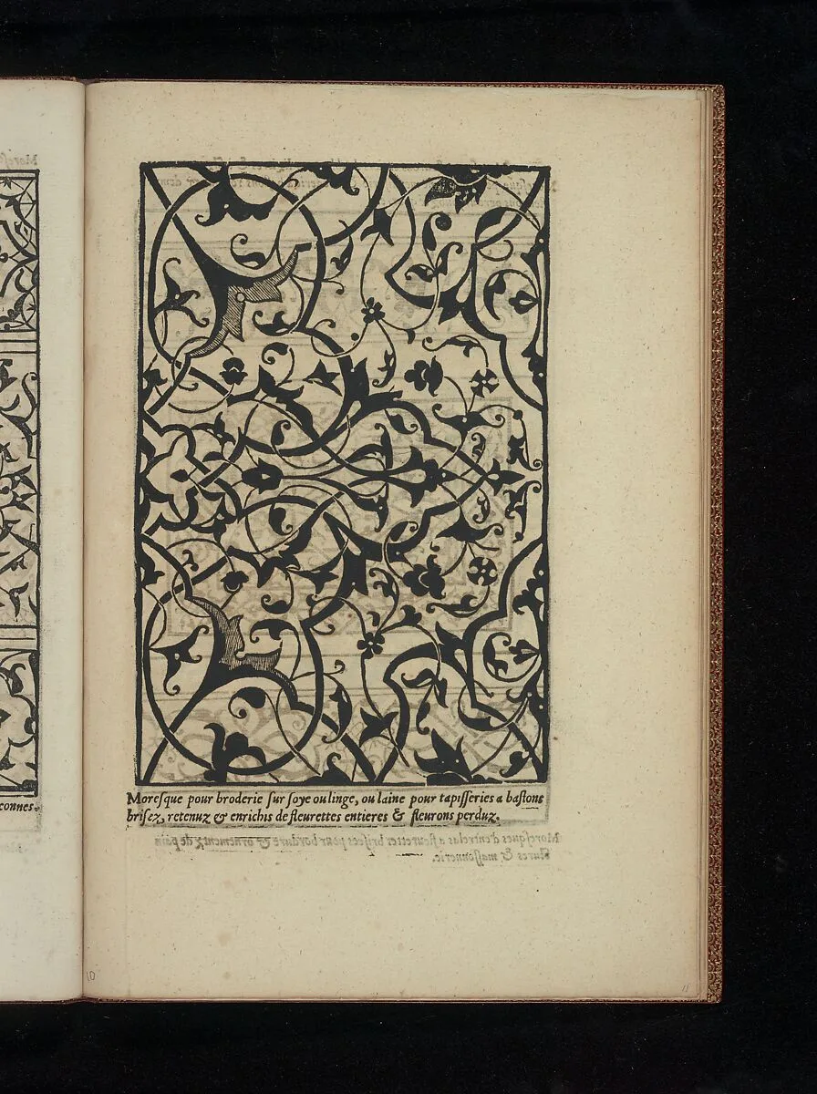 Livre de Moresques, page 11 (recto) — Hiérosme de Gormont|Cornelis Bos|Francesco di Pellegrino
