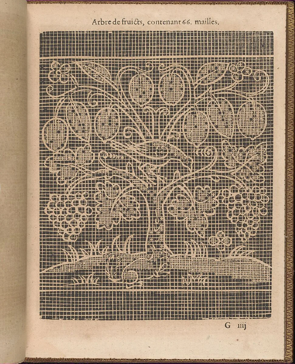 La Pratique de l'Aiguille, page 27 (recto) — Matthias Mignerak|Pierre Firens|Marie de Medici|Jean Le Clerc