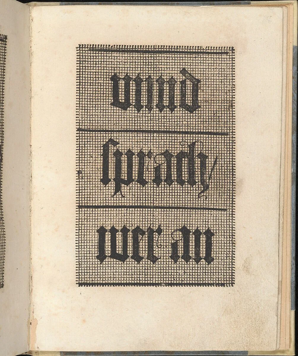 Ein ney Furmbüchlein, Page 8, recto — Johann Schönsperger the Younger