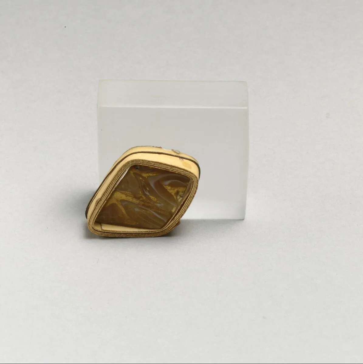 Glass mosaic bowl fragment — Unknown