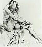 Nude Study — Augustus John