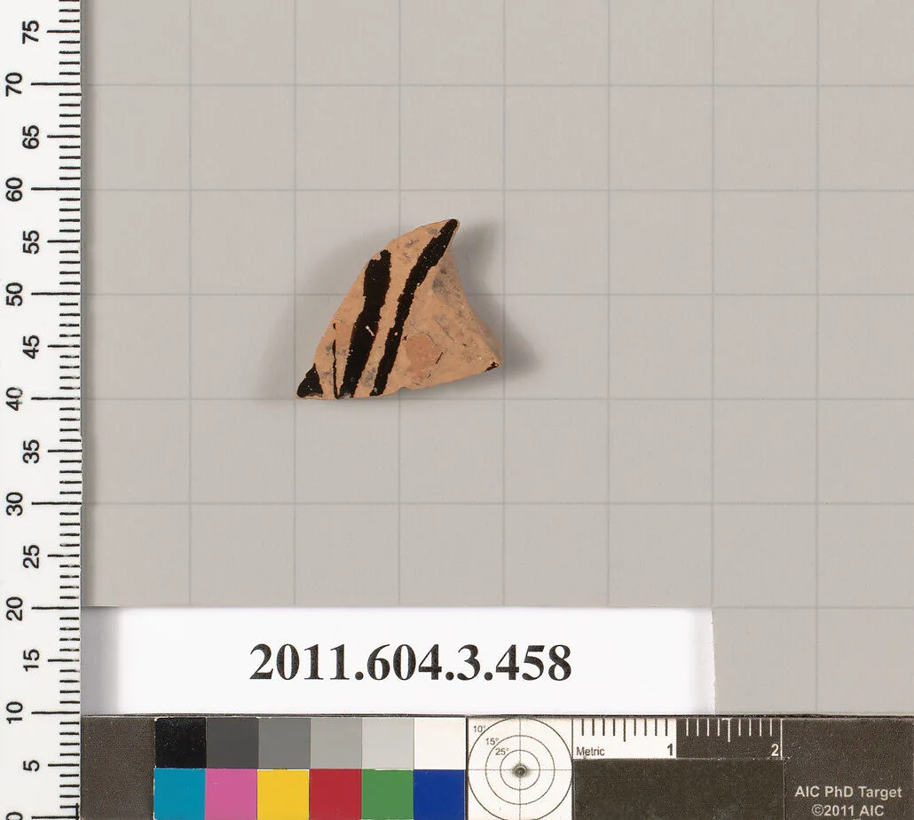 Terracotta fragment of a neck-amphora (jar) — Unknown