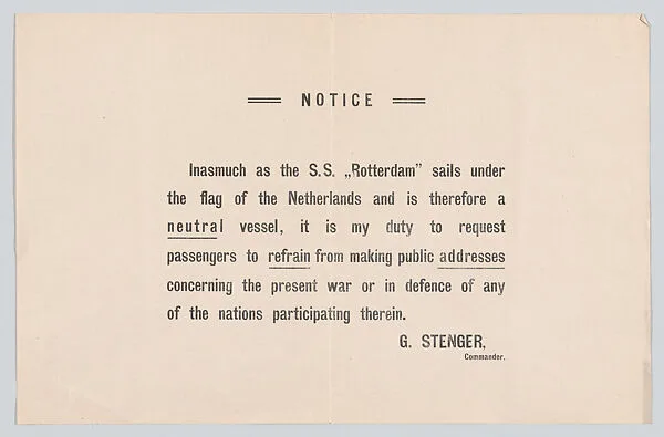 S.S. Rotterdam — Anonymous