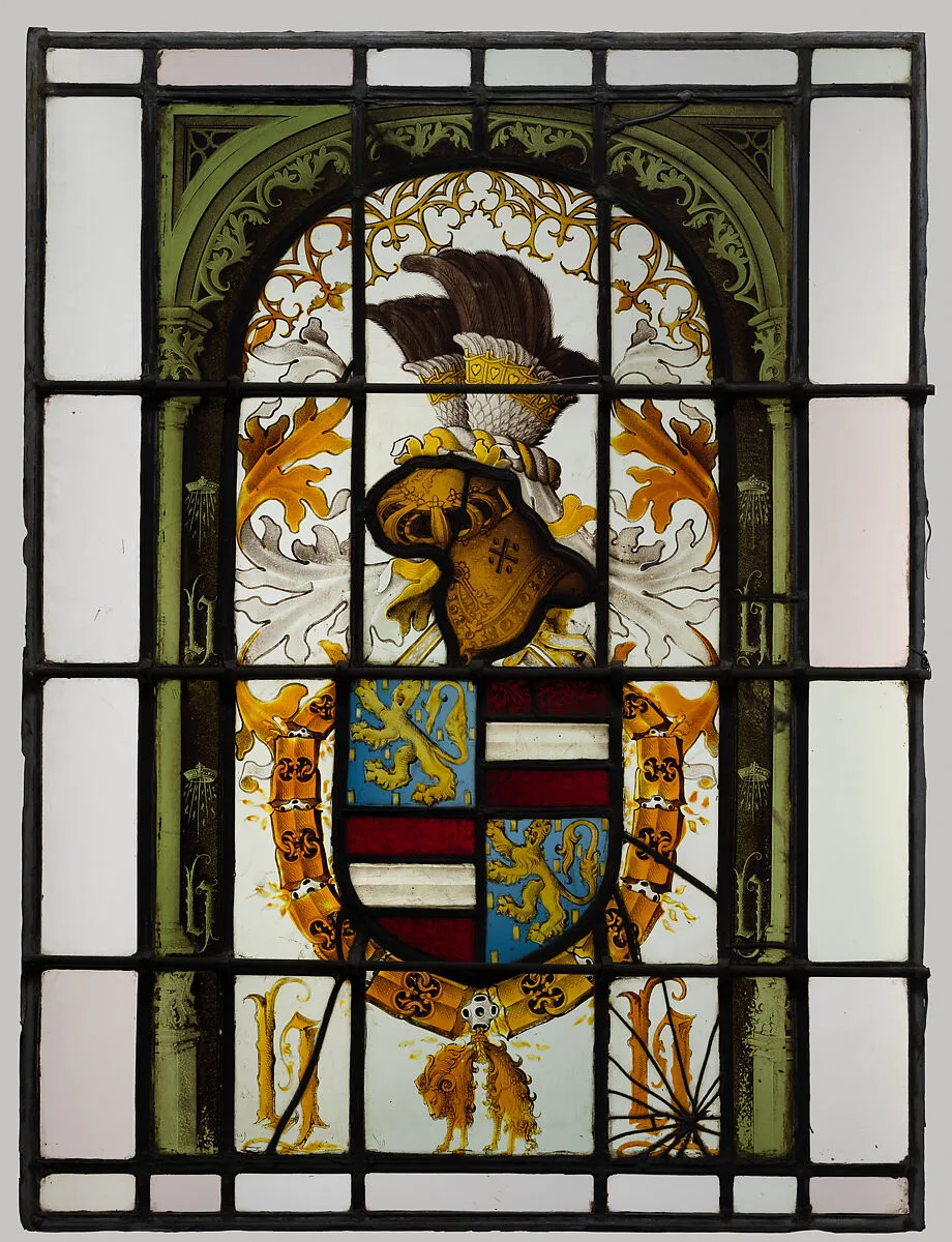 Heraldic Panel with Arms of the House of Hapsburg — Unknown