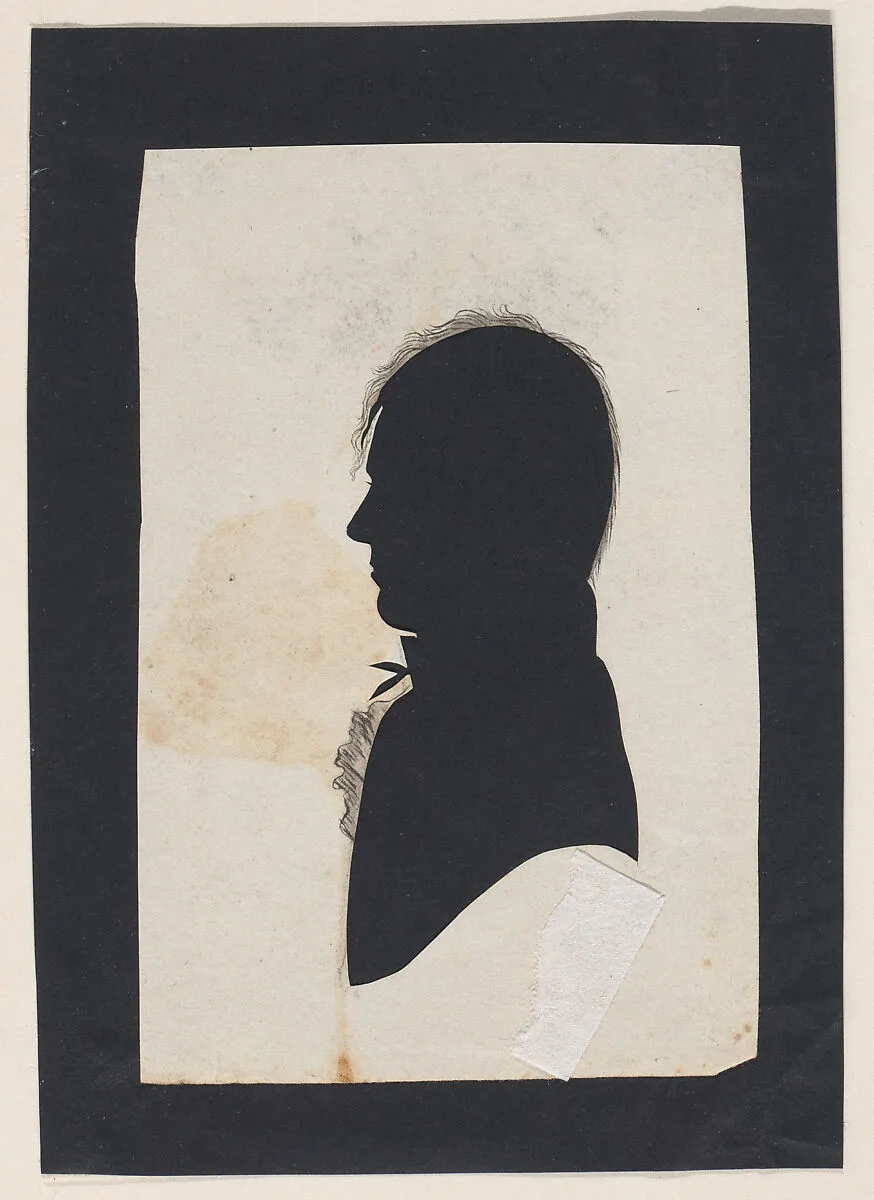 Silhouette of an unknown man — Moses Chapman